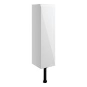 New (J26) Valesso 200 mm Full Depth Toilet Roll Holder - White Gloss. RRP £230.00. Soft Close