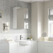 New (T61) Valesso 2 Doors Mirrored Cabinet. 500mm, Bathroom Furniture Provides All The Benefit...