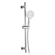 New (T67) Union Slide Rail Shower Kit Round. - Chrome - Brass Construction