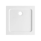 New (U85) ) 900x900mm Square Ultra Slim Stone Shower Tray. Low Profile Ultra Slim Design Gel Co...