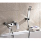 New (V72) Eden Wall Mounted Bath Shower Mixer Tap. The Eden Wall Mounted Bath Shower Mixer Tap ...