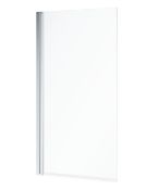 New (R76) 1500x800 mm Fixed Panel Straight Screen.