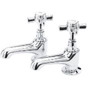 New (V71) Windsor Traditional Basin Taps Pair. Our Windsor Traditional Basin Taps Pair Offers A...