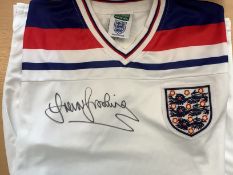 Trevor Brooking Signed English Shirt