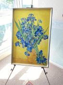 High Quality Print of Vincent van Gogh, Irises, May 1890.