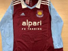 West Ham 2013/2014 Signed Squad Shirt, Andy Carroll, Mark Noble etc