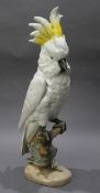 Royal Dux Porcelain Cockatoo