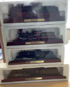 4 Atlas Editions Train Models