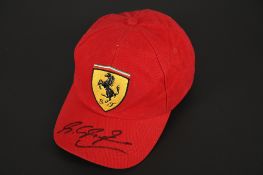 MICHAEL SCHUMACHER Original signature on cap.