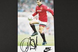 ERIC CANTONA Original signature