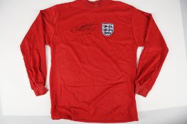GEOFF HURST Original signature on strip