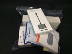 Bag of mixed electrical items