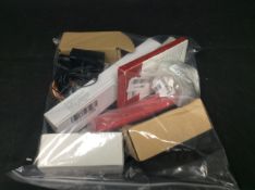 Bag of mixed electrical items