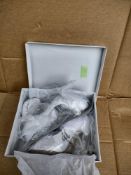 Ladies Silver Stiletto Shoes RRP £40 Grade A