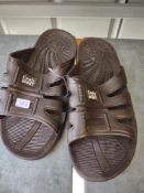 Brown Flip Flops size 41 RRP £20 Grade A