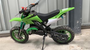 Childs 49cc Motorbike.