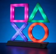 (R3D) 9x PlayStation Icons Light XL (1x No Box). (All With RTM Stickers)
