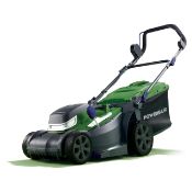 (R6F) 1x Powerbase 34cm 20V Cordless Lawnmower (2x Battery & 1x Dual Charger)