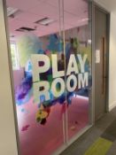 Double glazed soundproof Play Room window and door