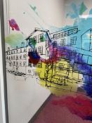Full length window depicting Bristol Landmarks