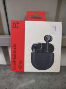 One Plus Buds Earbuds Wireless – Grey Grade U RRP £74.99