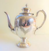 Antique Silver Plate Coffee Pot