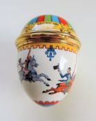 Halcyon Days Enamels Egg Trinket Box Easter 1981
