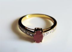 Ruby Ring Size O