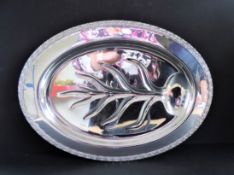 Silver Plate Meat Platter 42 cm Long