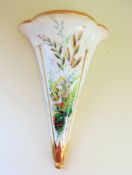 Antique Porcelain Wall Pocket