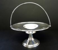 Antique Silver Plate Cake/Fruit Basket