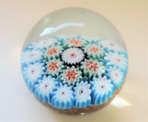 Vintage Murano Millefiori Glass Paperweight