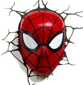 (R1G) 8x Marvel Avengers 3D Deco Light. 6x Hulk Right Fist (1x No Box). 2x Spidey Mask (1x No Box)