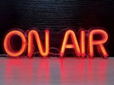 (R1K) Contents Of Floor. To Inc Approx. 20x Neon Bar Sign. 3x On Air Neon Sign. 1x Neon Cactus.