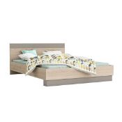 Magnum Wooden Double Bed In Arizona Oak/Clay