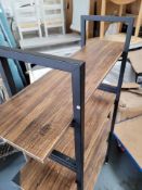 Bookshelf, 4-Layer Industrial Stable Bookcase, Storage Rack, Standing Shelf, Eas