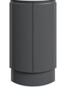 Harrison/Curvaceous slate compact vanity unit RRP £309 (MC505GR-V2)