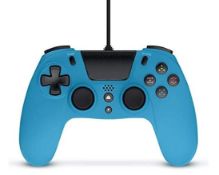 10x Gioteck VX4 Premium Wired Controller PS4 And PC. (6x Blue. 4x Camo)