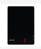 (R9C) 3 Items. 2x Taylor Black Glass Digital Dual Kitchen Scale. 1x Kinetik Bluetooth Scales.