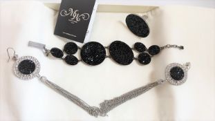 Martine Wester Bracelet, Earring And Ring Set