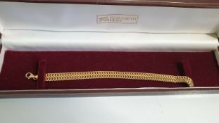 A 9Ct Yellow Gold Elizabeth Duke Bracelet
