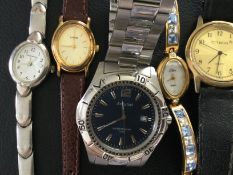 Collection Of 16 Ladies & Gents Wristwatches - Park Avenue, Accurist, Steltman Etc (Gs69)