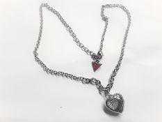 Guess Concave Heart Necklace