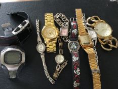 Collection Of 10 Watches- Casio Mk, Next, Guess, Identity Diamond Etc (Gs25)