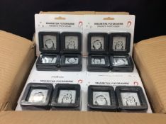 Box of 48 tiger magnetic photo frames