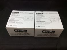 2x Herdio 2 Way Full Range Stereo Sound In Wall/In Ceiling Speakers HCS528