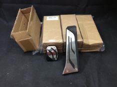 Stainless steel car pedal covers joblot