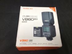 Godox v860ii for sony li-ion camera flash vc18