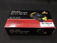 12v 8a-24v 4a pulse repair battery charger