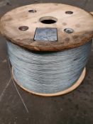 5000 X 1mm Dia. 1 X 19 Galvanised Wire Rope (Gwr1191)